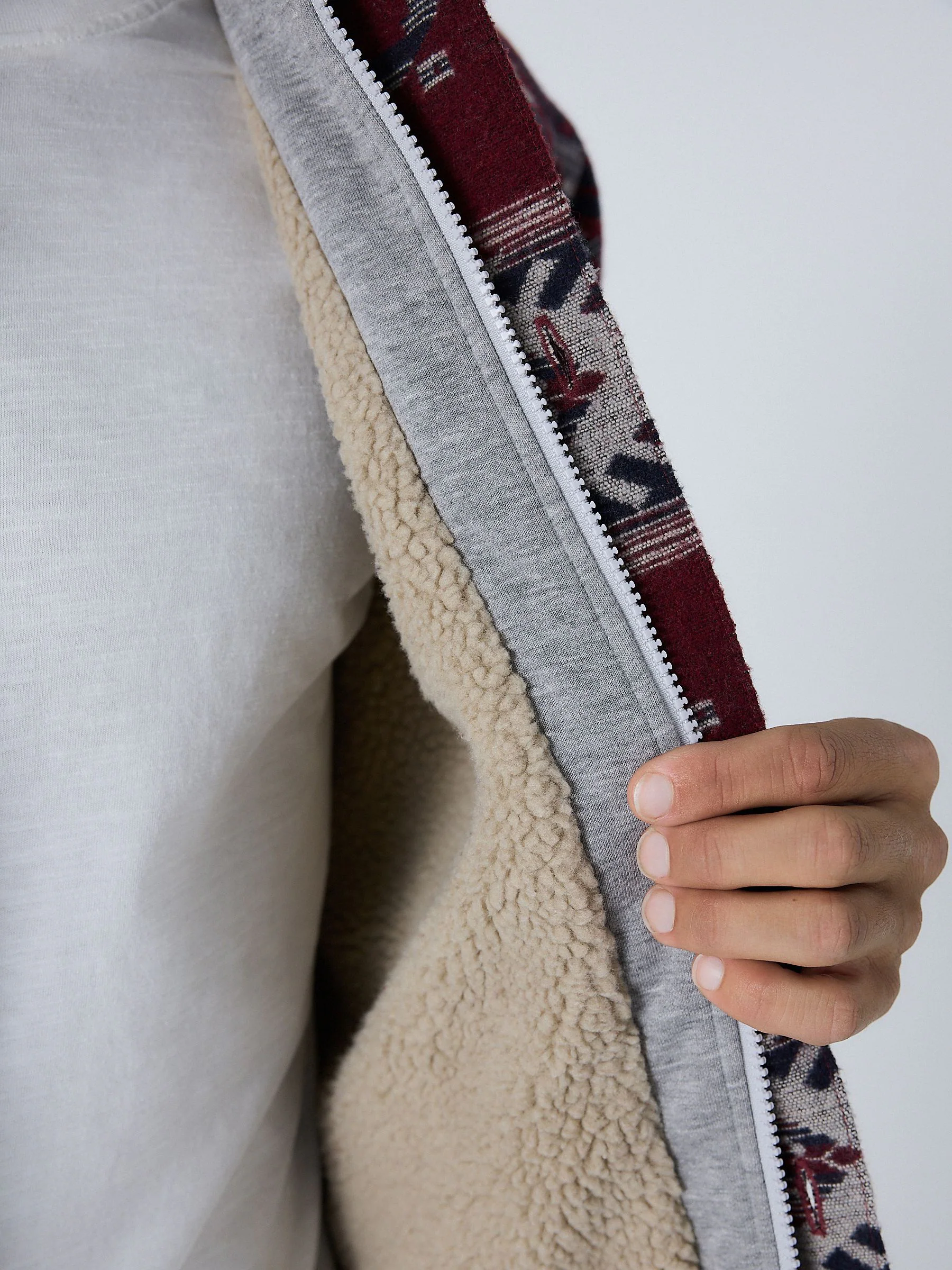 Bordeauxrood - Navajo Style Shacket