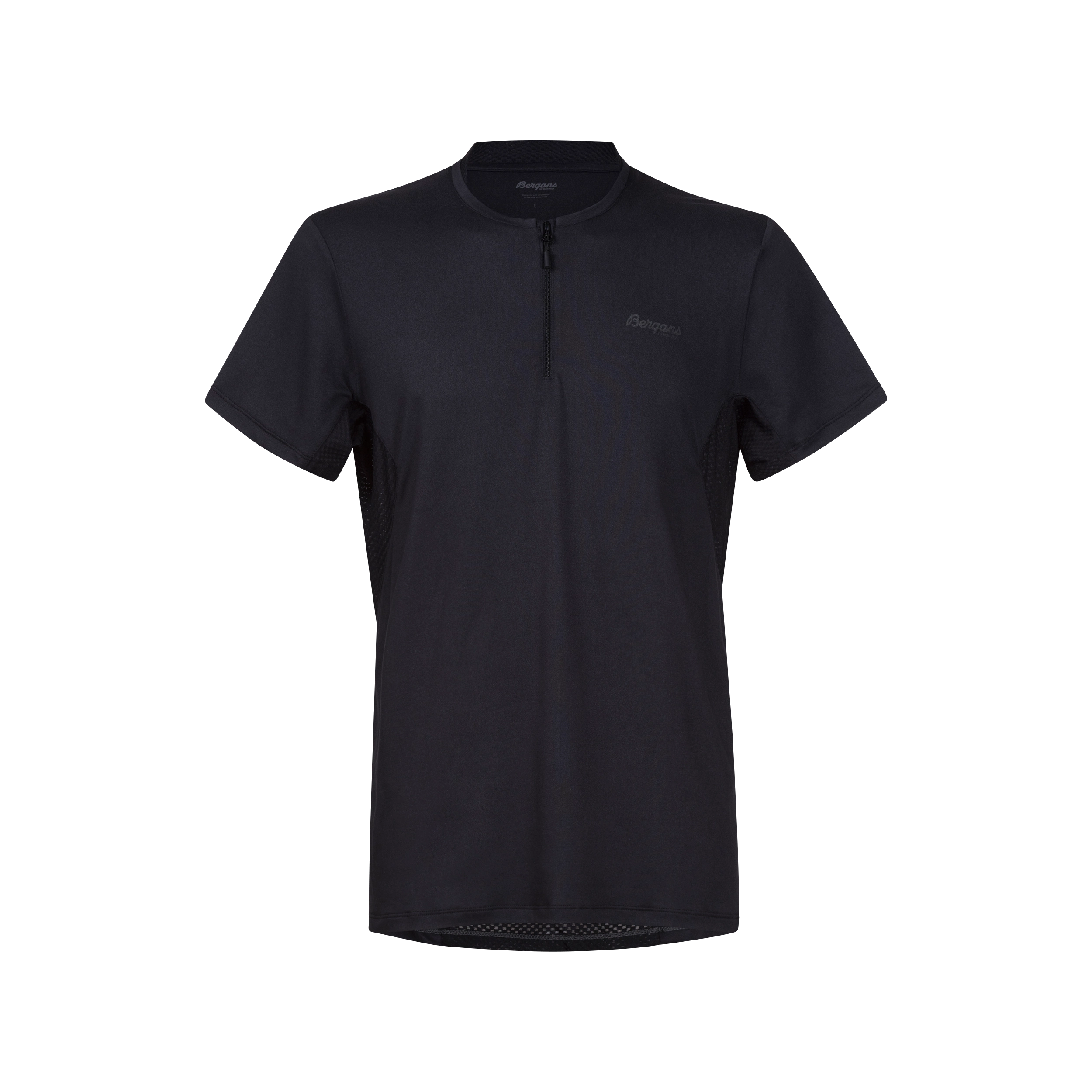 Fløyen Half Zip SS Black / Solid Charcoal