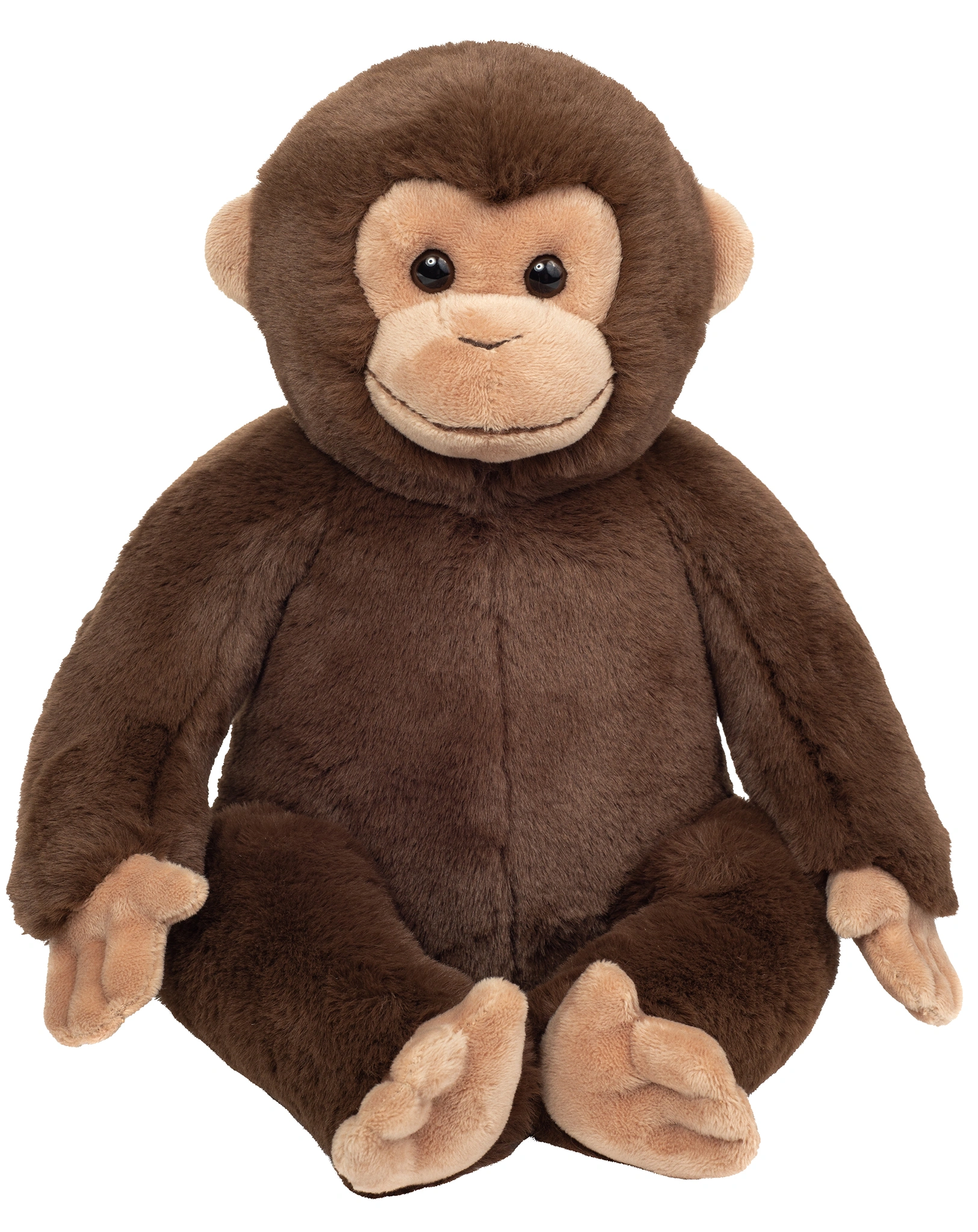 Kuscheltier GREEN FRIENDS - AFFE sitzend (35cm) in braun