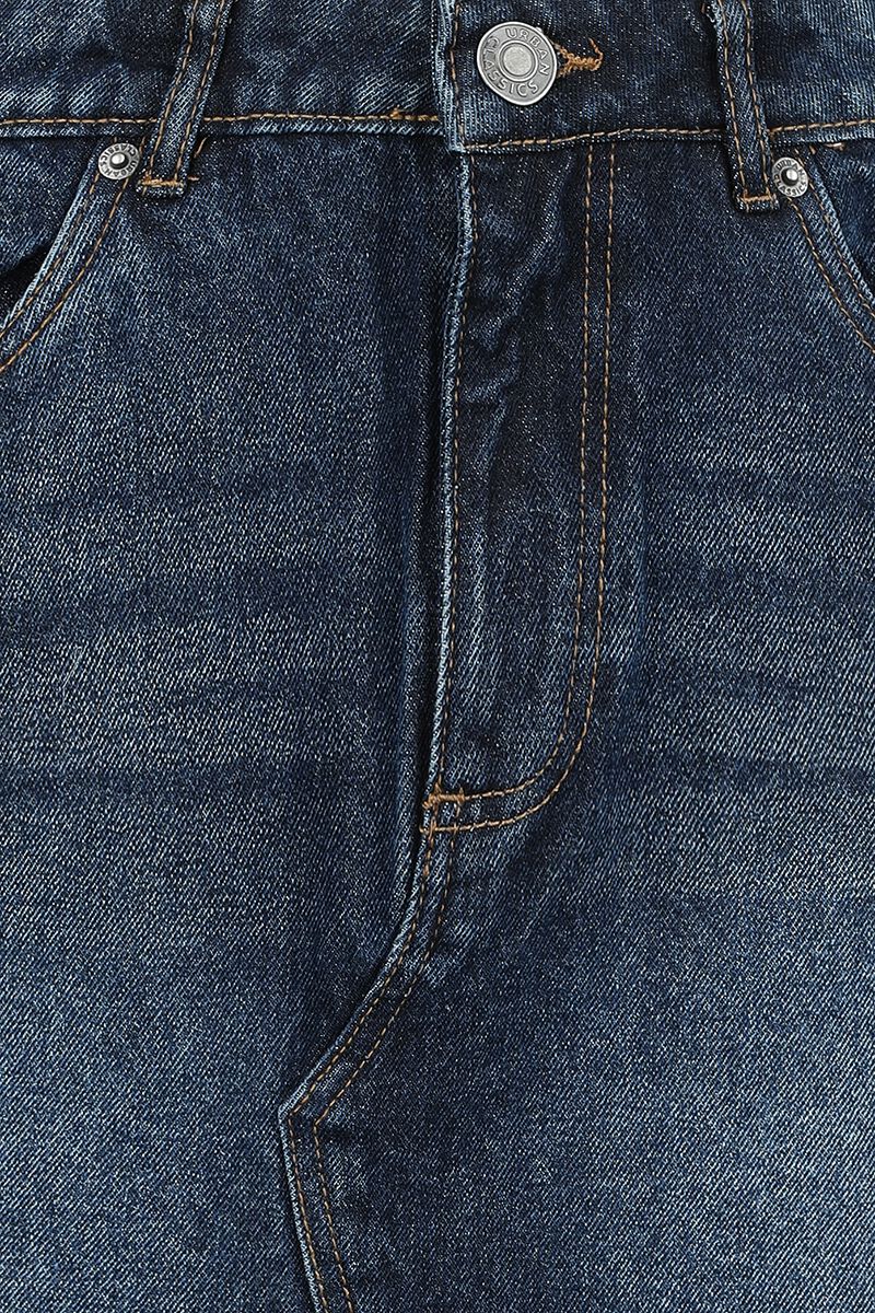 Ladies Heavy Mini Denim Skirt | Urban Classics Jupe courte