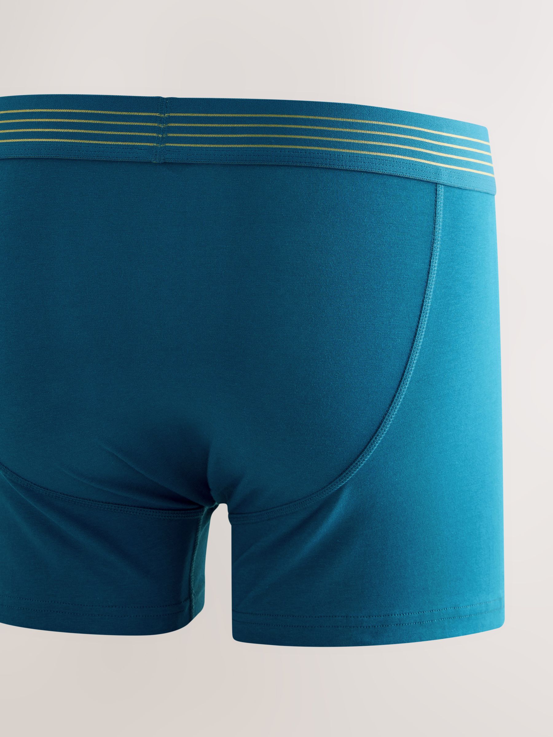 Roze/blauw/groen goudkleurige tailleband - Verpakking van 5 - Boxershorts met A-voorkant