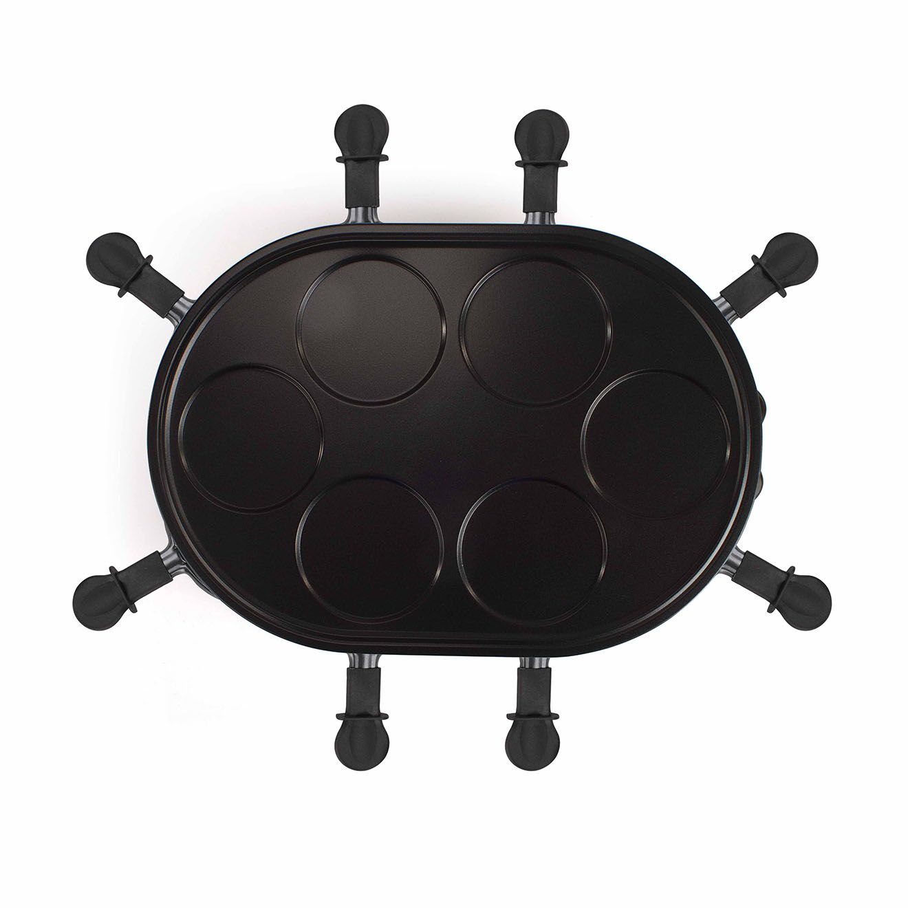 Livoo Appareil à raclette et mini-crêpes noir