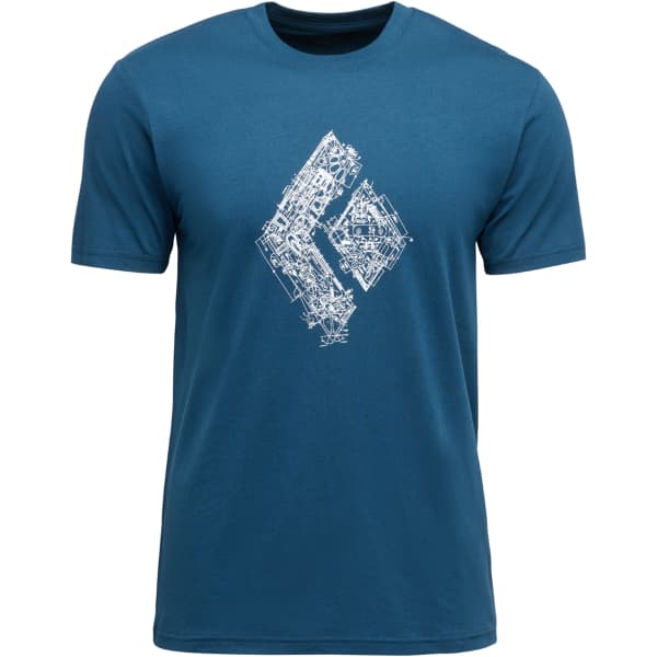 T-shirt escalade BLACK DIAMOND ENGINEERED DIAMOND SS TEE INDIGO