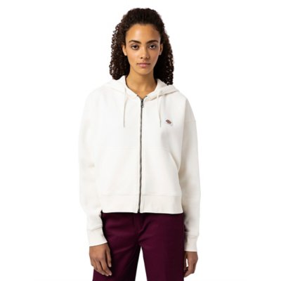 Sweatshirt à capuche femme Oakport Zip W MARRON DICKIES