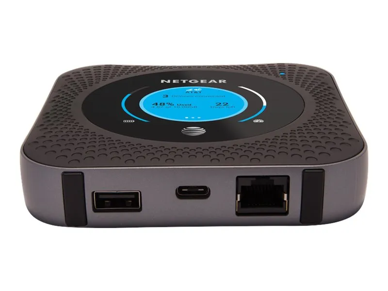 NETGEAR Nighthawk M1 Mobile Router - Mobilt hotspot - 4G LTE Advanced - 1 Gbps - 1GbE, Wi-Fi 5