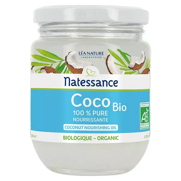 Óleo de Coco Orgânico Natessance 200ml