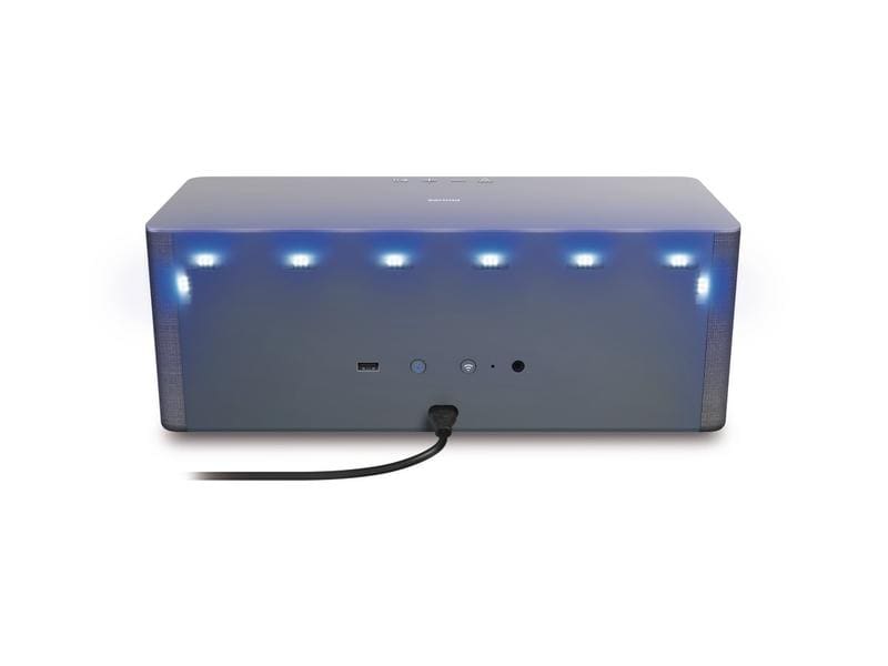 Philips Smart Speaker TAW6505/10 Silber Kabelloser Lautsprecher für Zuhause – WLAN. Multiroom-Audio. Kompatibel mit DTS Play-Fi