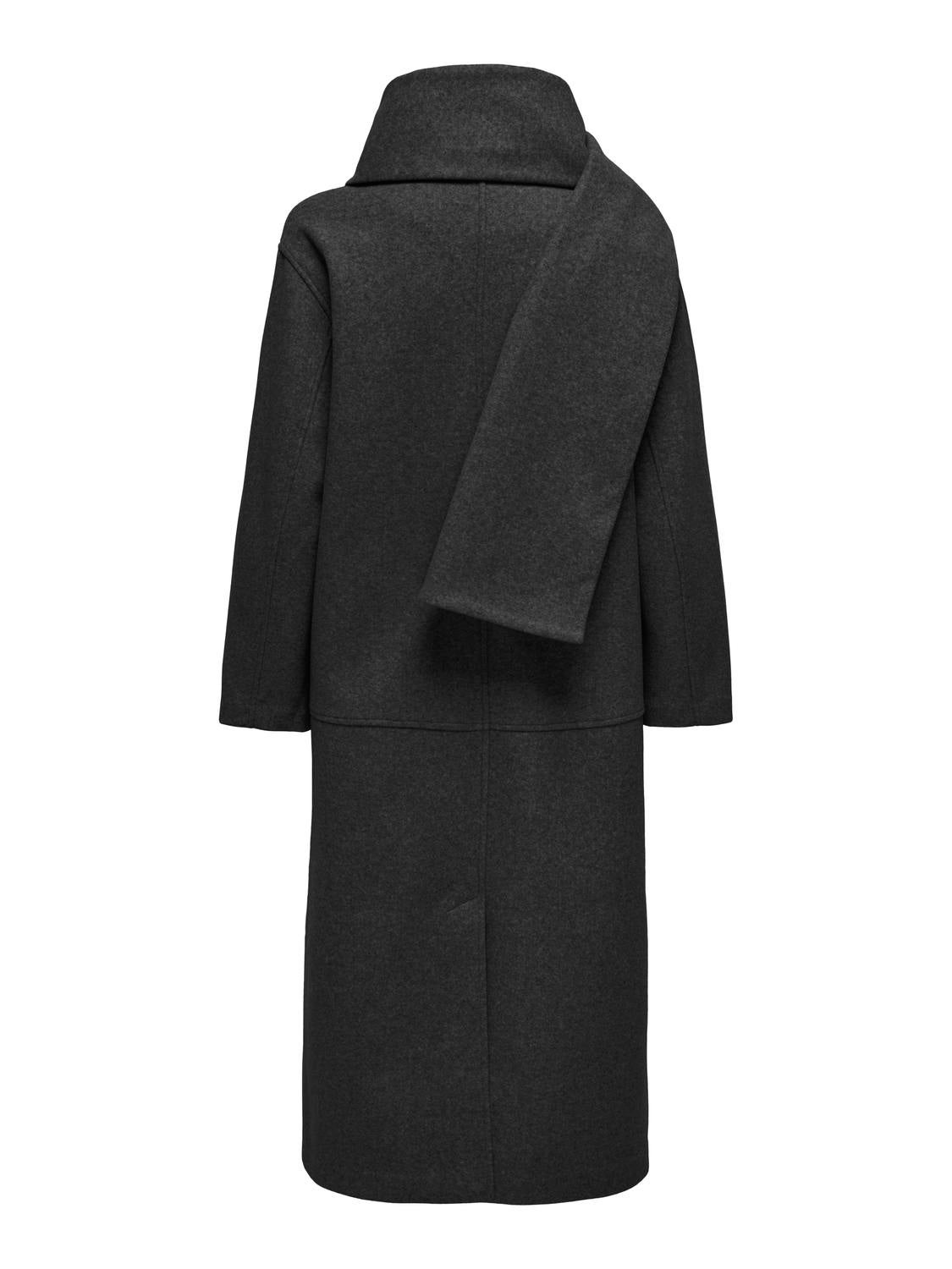 ONLELBA Mantel Dark Grey Melange