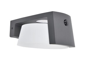 ECO-LIGHT LED Solar Außenwandleuchte MOON B anthrazit
