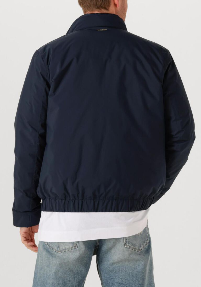 donkerblauwe woolrich jack cloud lewis bomber