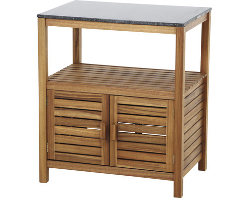 Buitenkeuken Siena Garden 75 x 52 x 87 cm Hout Steen hout antraciet