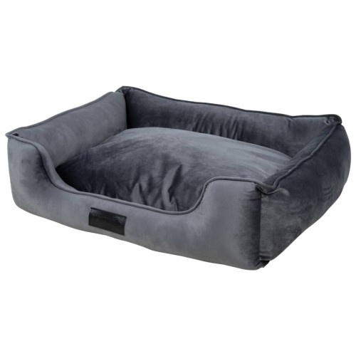 Cama cinza para cachorro