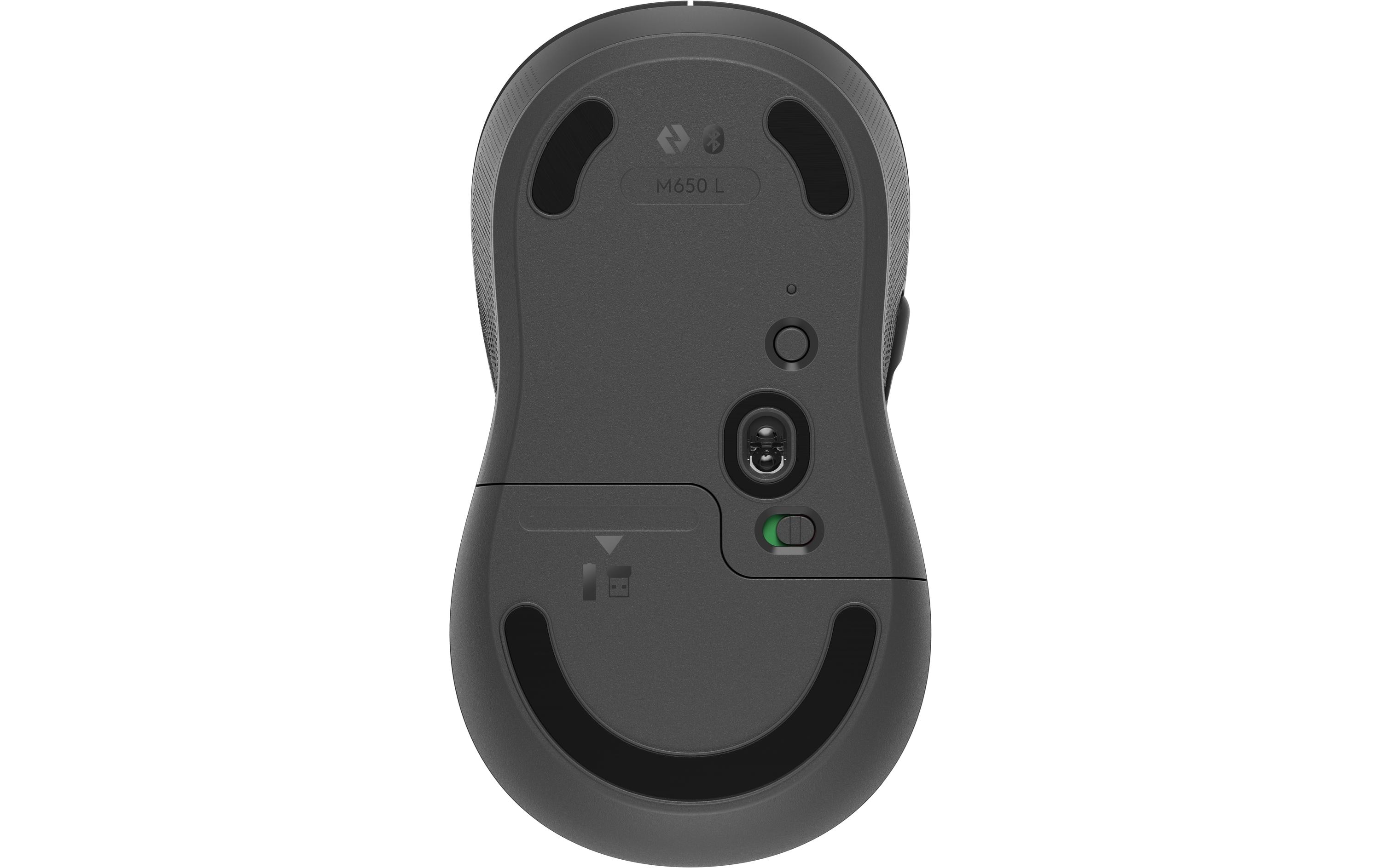 Maus Signature M650 L GraphitePräzise Wireless-Maus mit «Logitech SilentTouch»-Technologie
