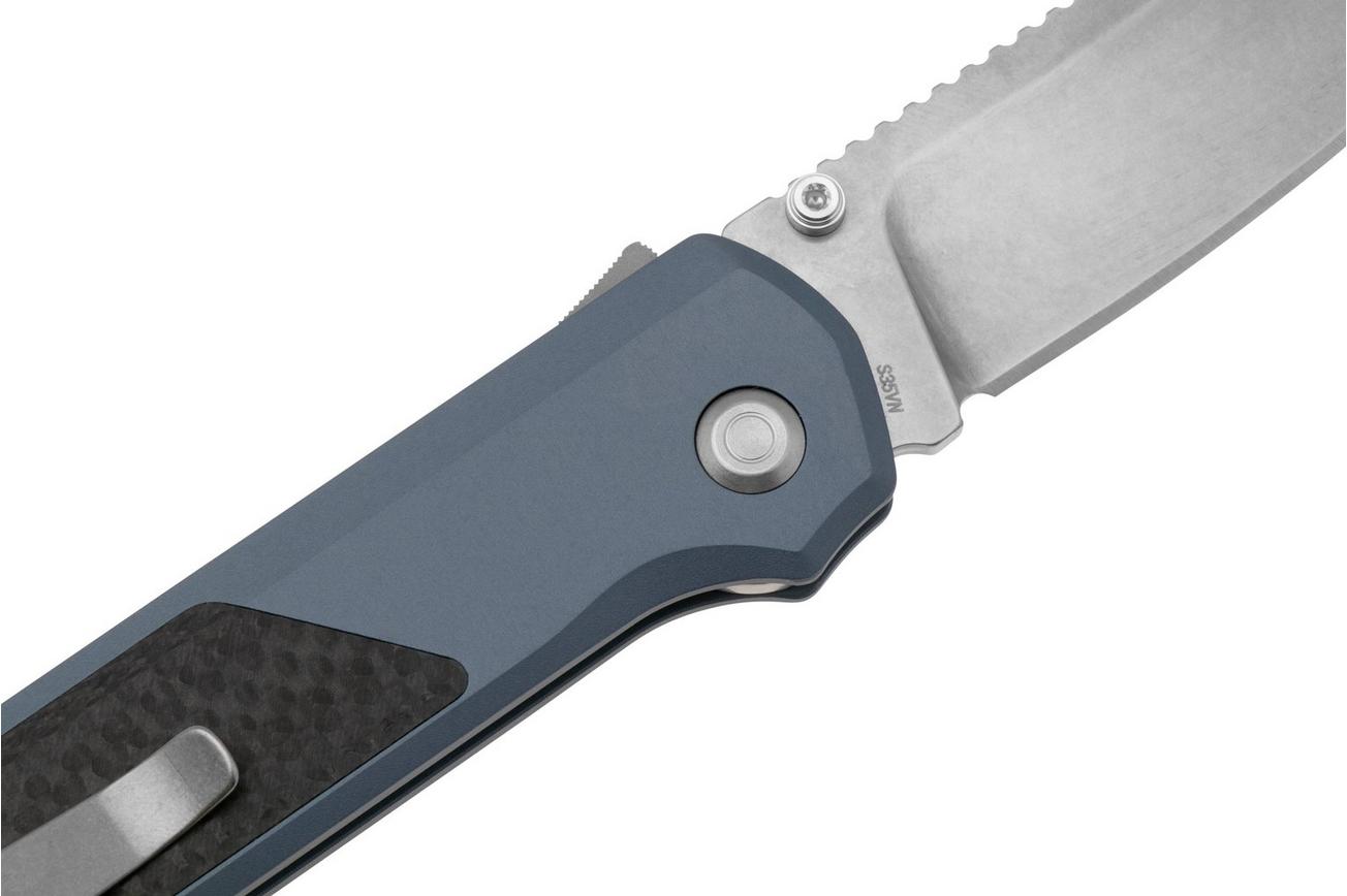Flytanium Arcade Shark-Lock 1307 Stonewashed, Blue Aluminum Carbon Inlay, zakmes
