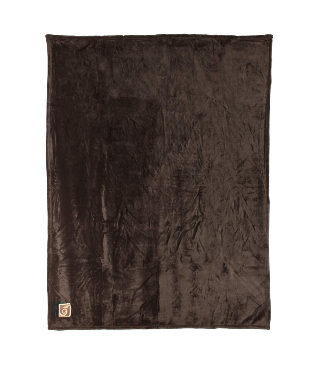 Plaid polaire 150x200 cm microvelours 100% Polyester 280g/m2 VELVET marron ebene