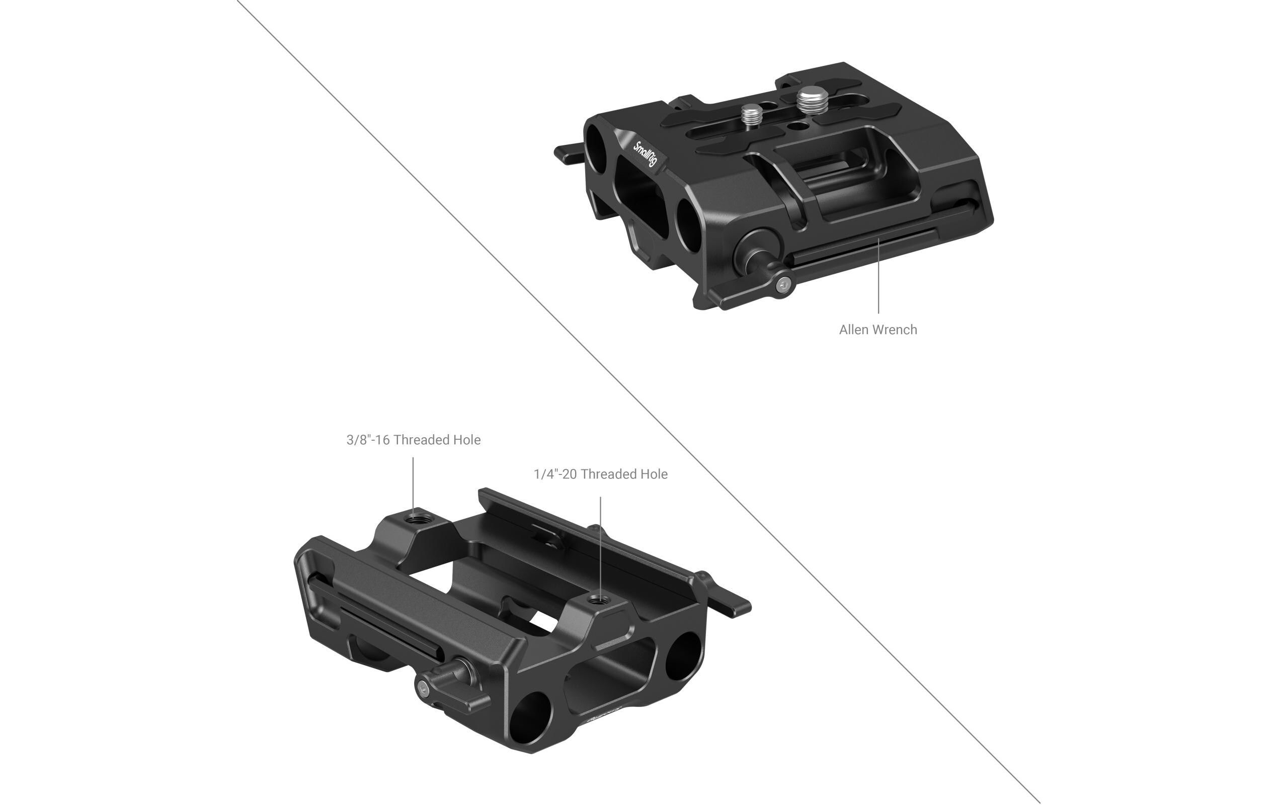 15 mm Dovetail Baseplate<br>15 mm Schwalbenschwanz-Grundplatte