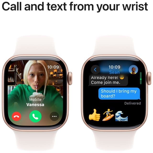Apple Watch S10 42mm GPS (Rose Gold Alu/Light Blush sportsrem) M/L
