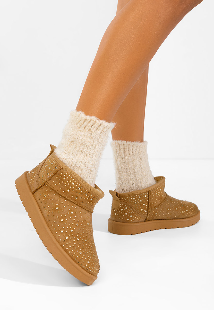 Bottes de neige femme chameau Alkia