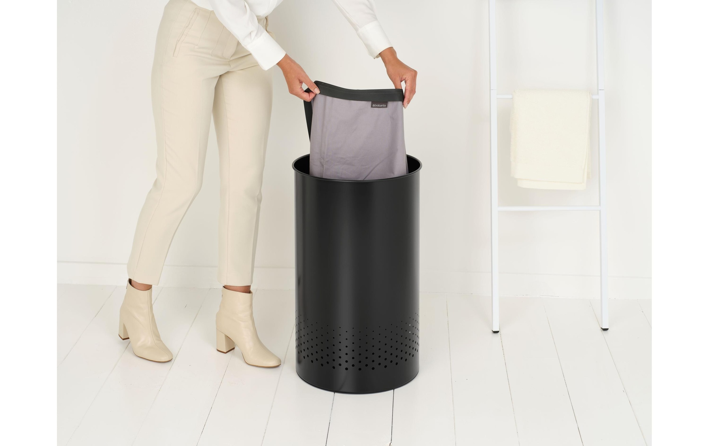 Brabantia Wäschekorb »60 l, Schwarz«