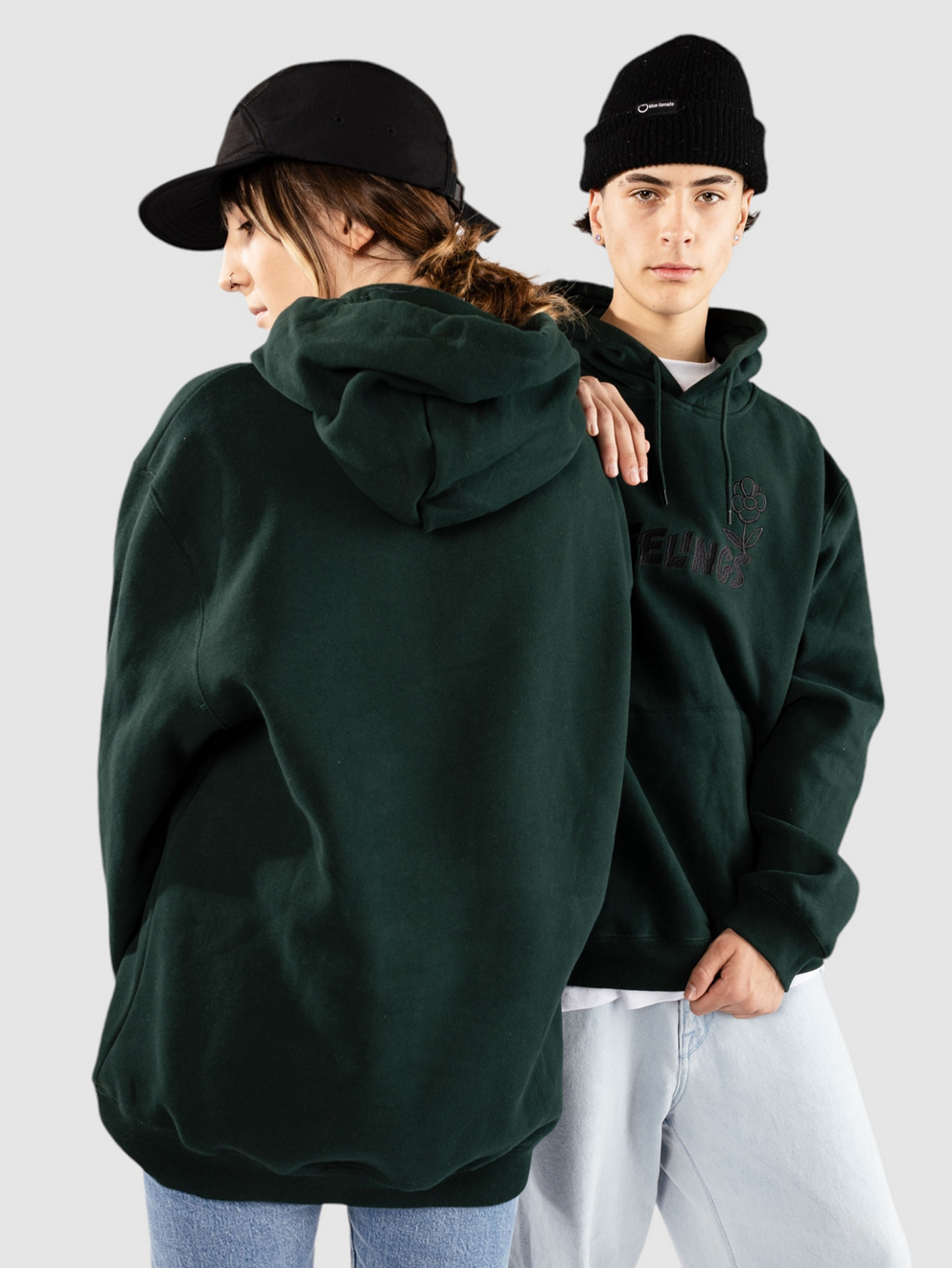 And Feelings Banks Hoodie pine green
