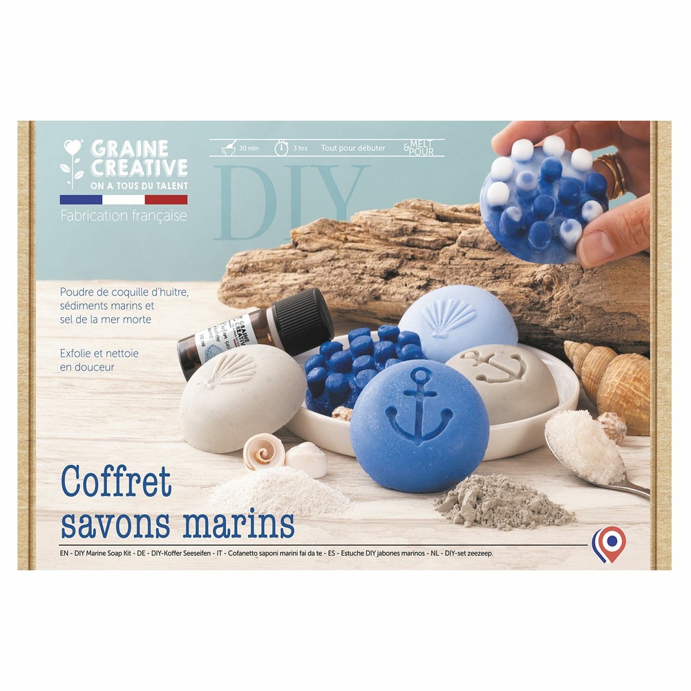 Coffret diy savons marins