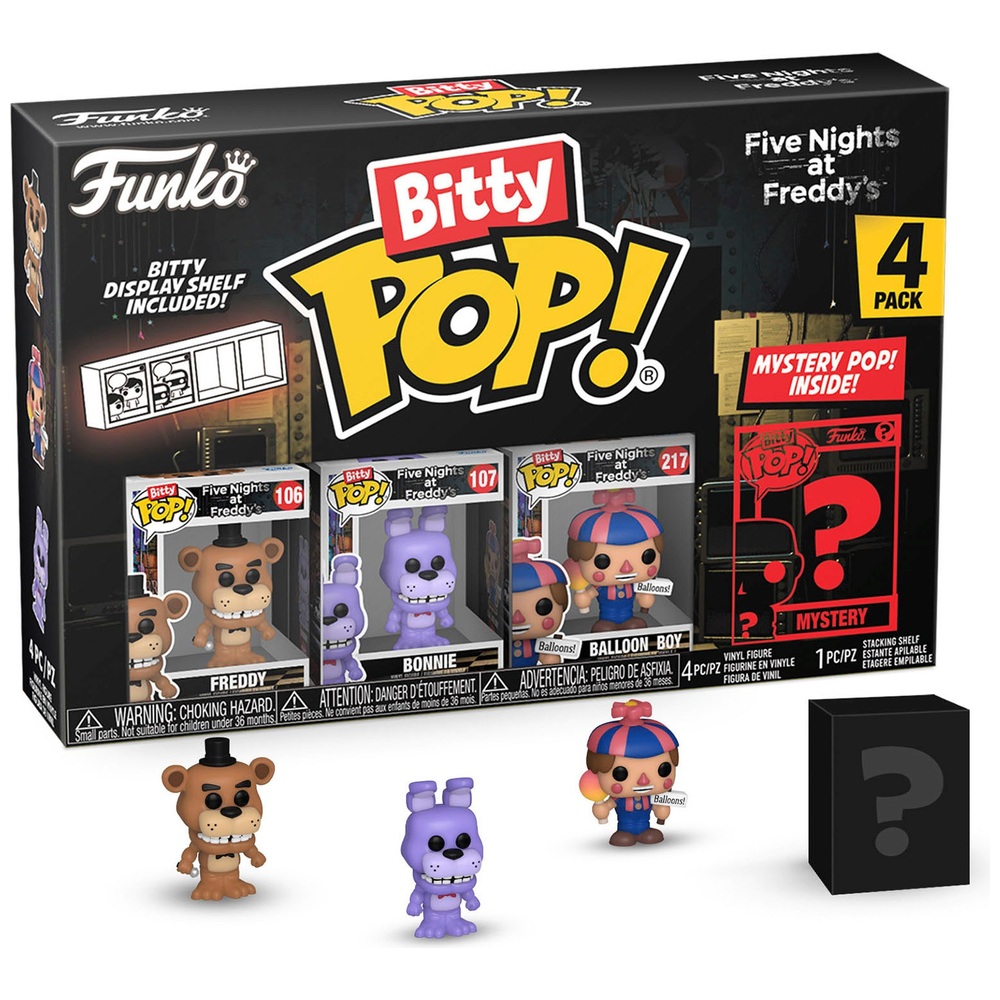 POP! Vinyl: Bitty Pop Five Nights at Freddy's Freddy 4er-Pack