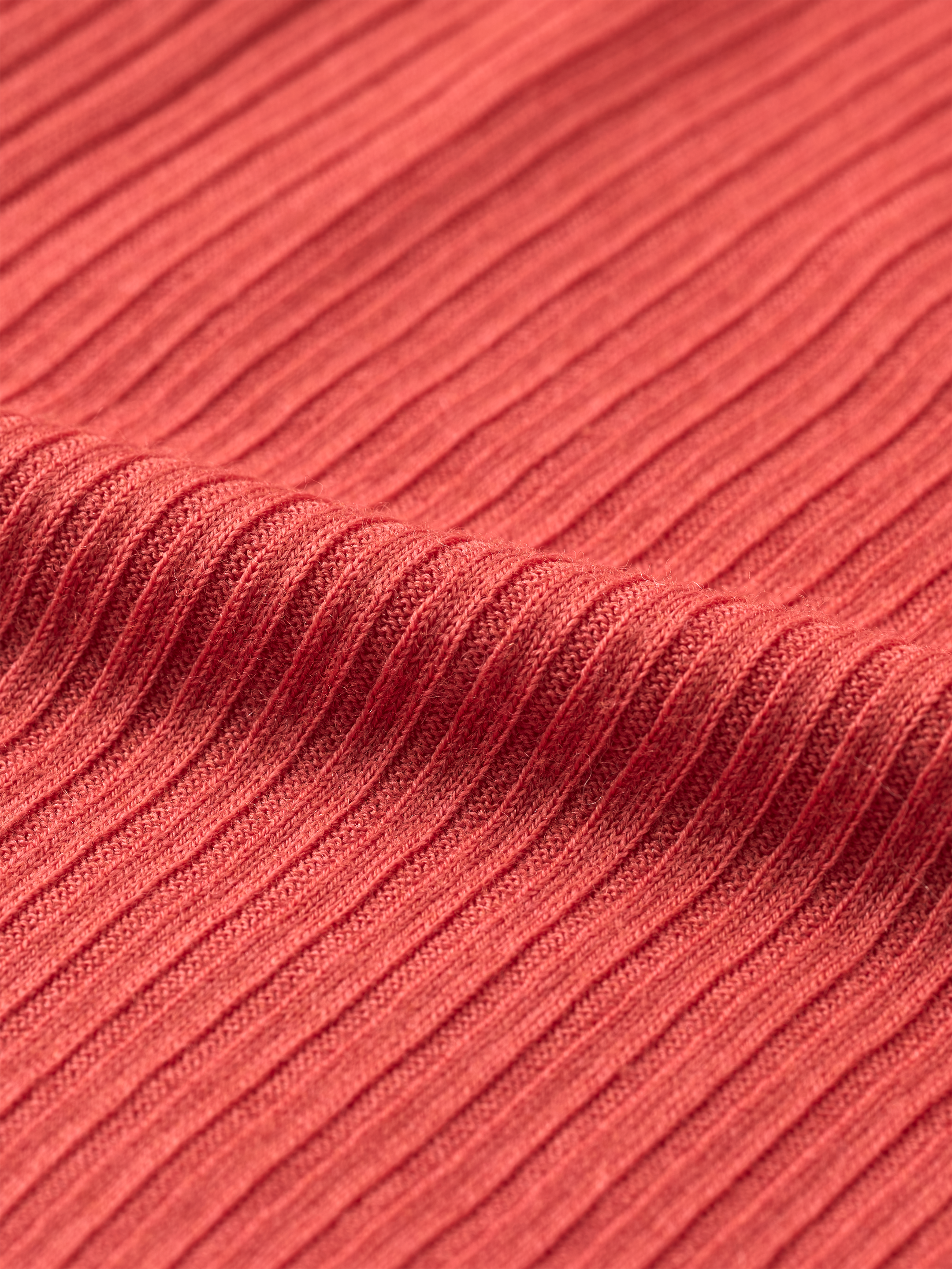 Legging van merinowol voor dames in Retro-rood