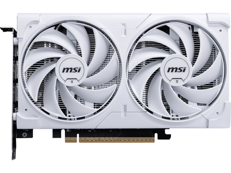 MSI Grafikkarte GeForce RTX 5060 8G VENTUS 2X OC WHITE MSI GeForce RTX 5060 8G VENTUS 2X OC WHITE NVIDIA 8 GB GDDR7