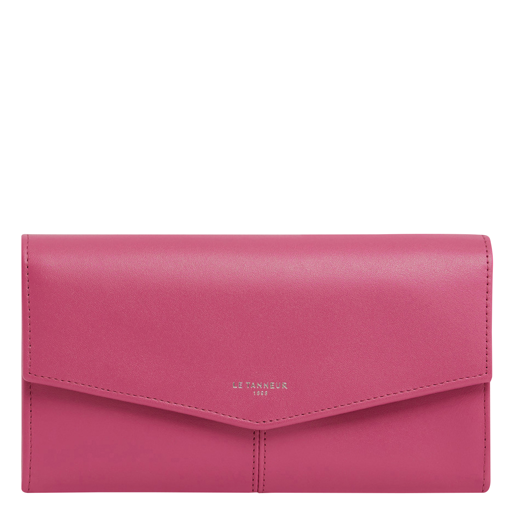 CHARLOTTE - Pochette fantaisie en cuir| Rose