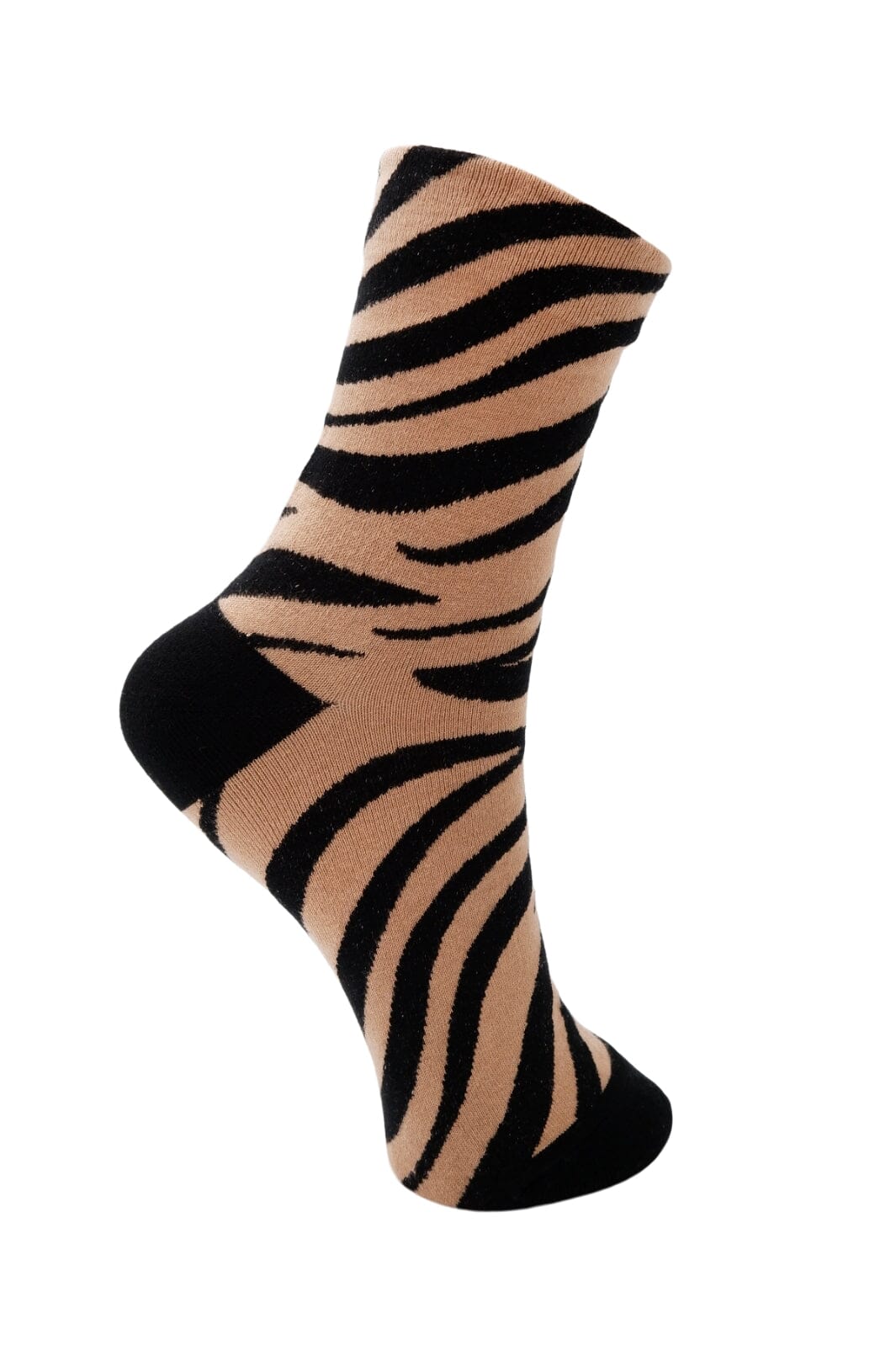 Black Colour Bczika Sock 4306 latte