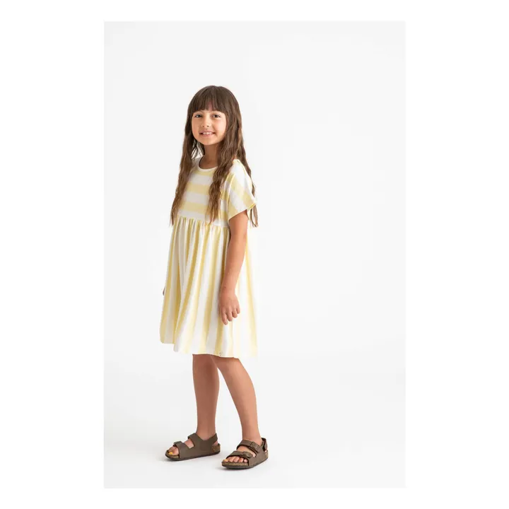 Matona Robe Skater Vichy | Jaune