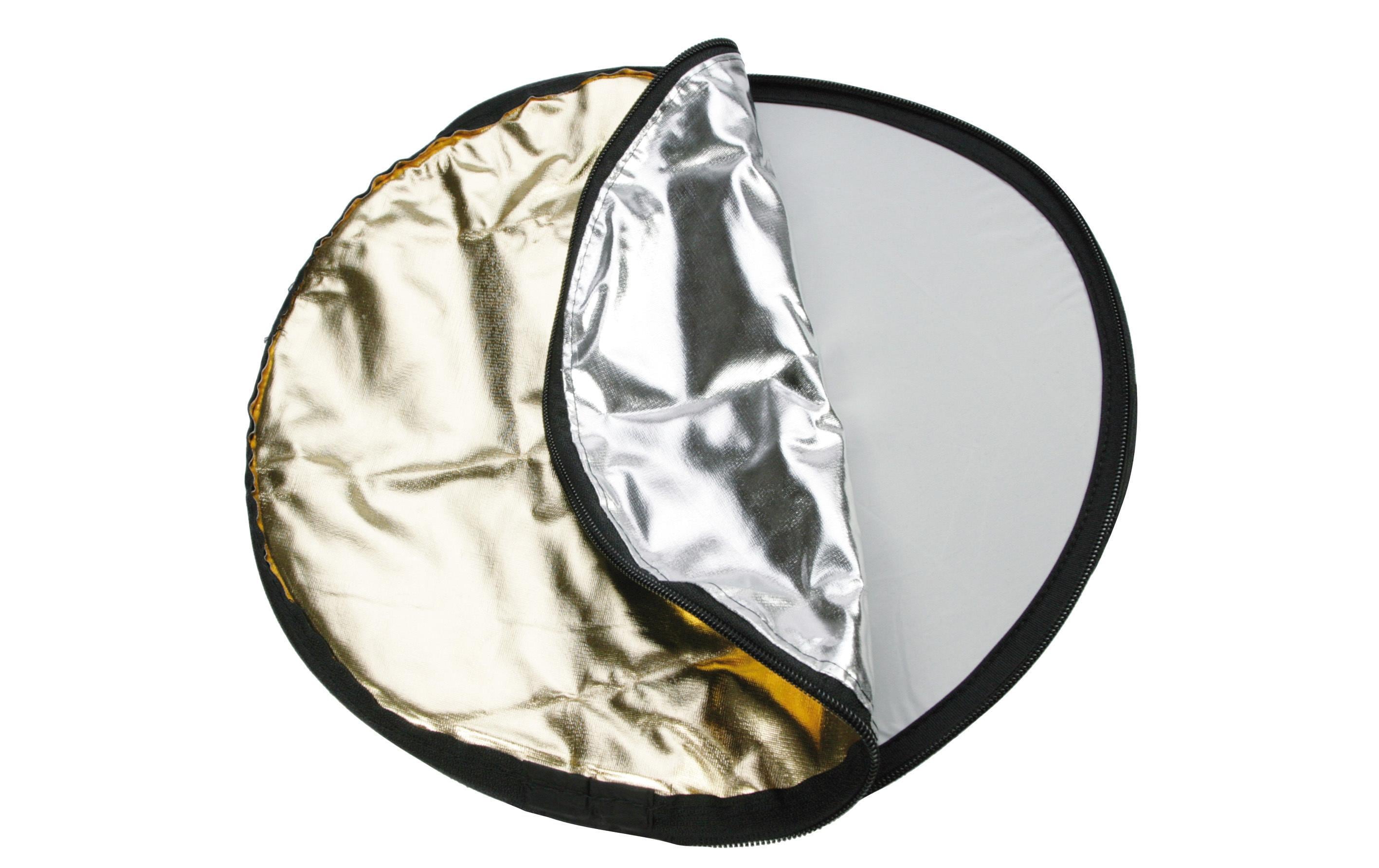 Reflektor Ø 56 cm 5 in 1Faltreflektor mit diffuser Bespannung, 56 cm