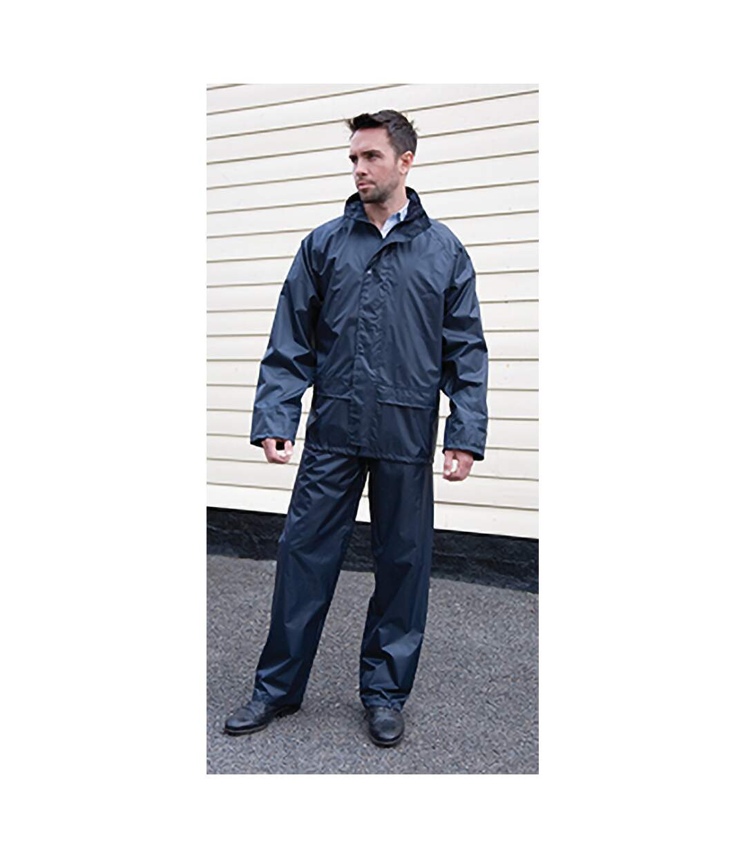 Result Core - Ensemble veste et pantalon imperméables coupe-vent - Homme (Bleu marine) - UTBC916