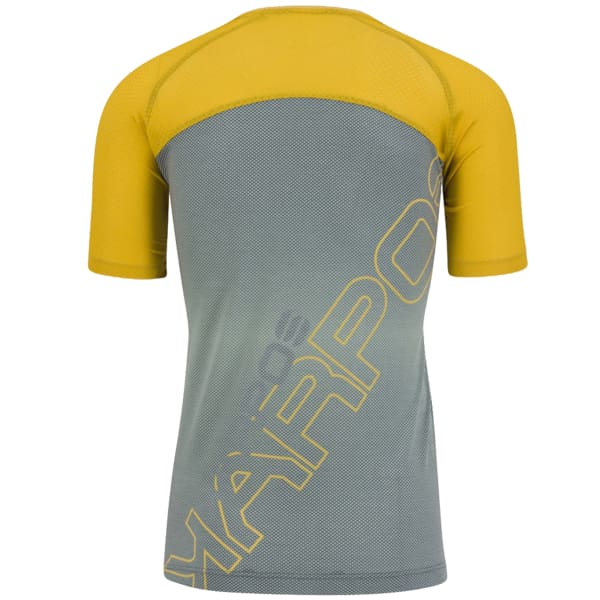 T-shirt randonnée KARPOS MOVED EVO JERSEY DARK SLATE/LEMON CURRY