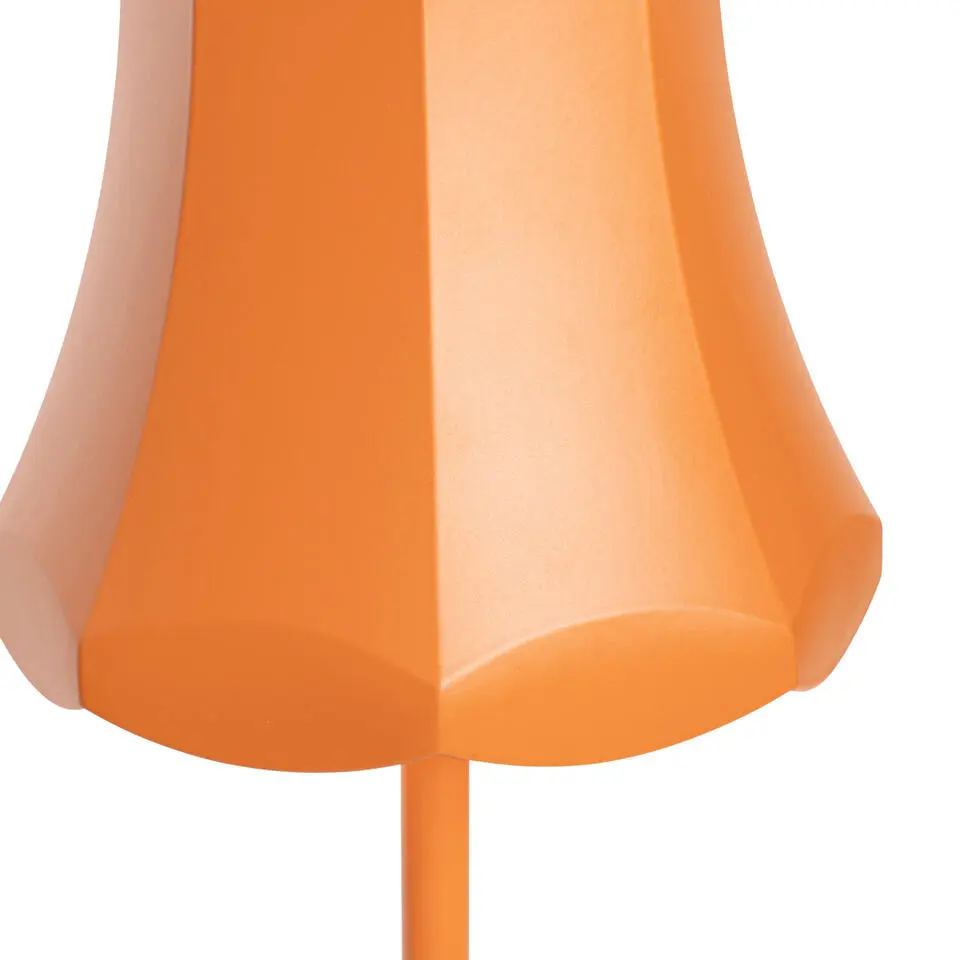 Qazqa tafellampen granny retro oranje geïntegreerde led