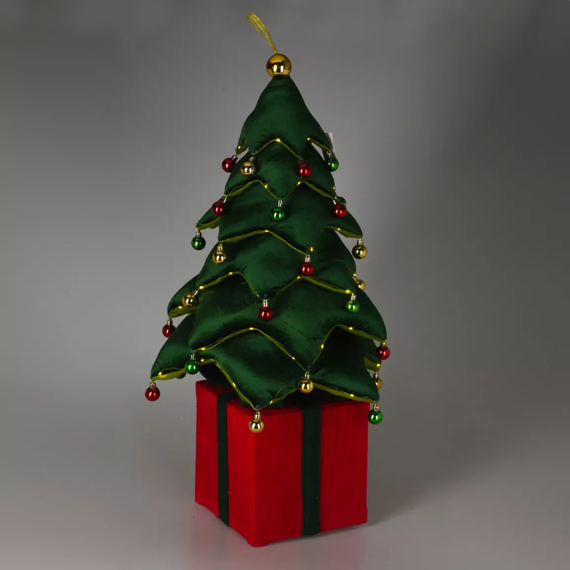 Sapin de Noël lumineux à piles (H115 cm) Mon beau Cadeau