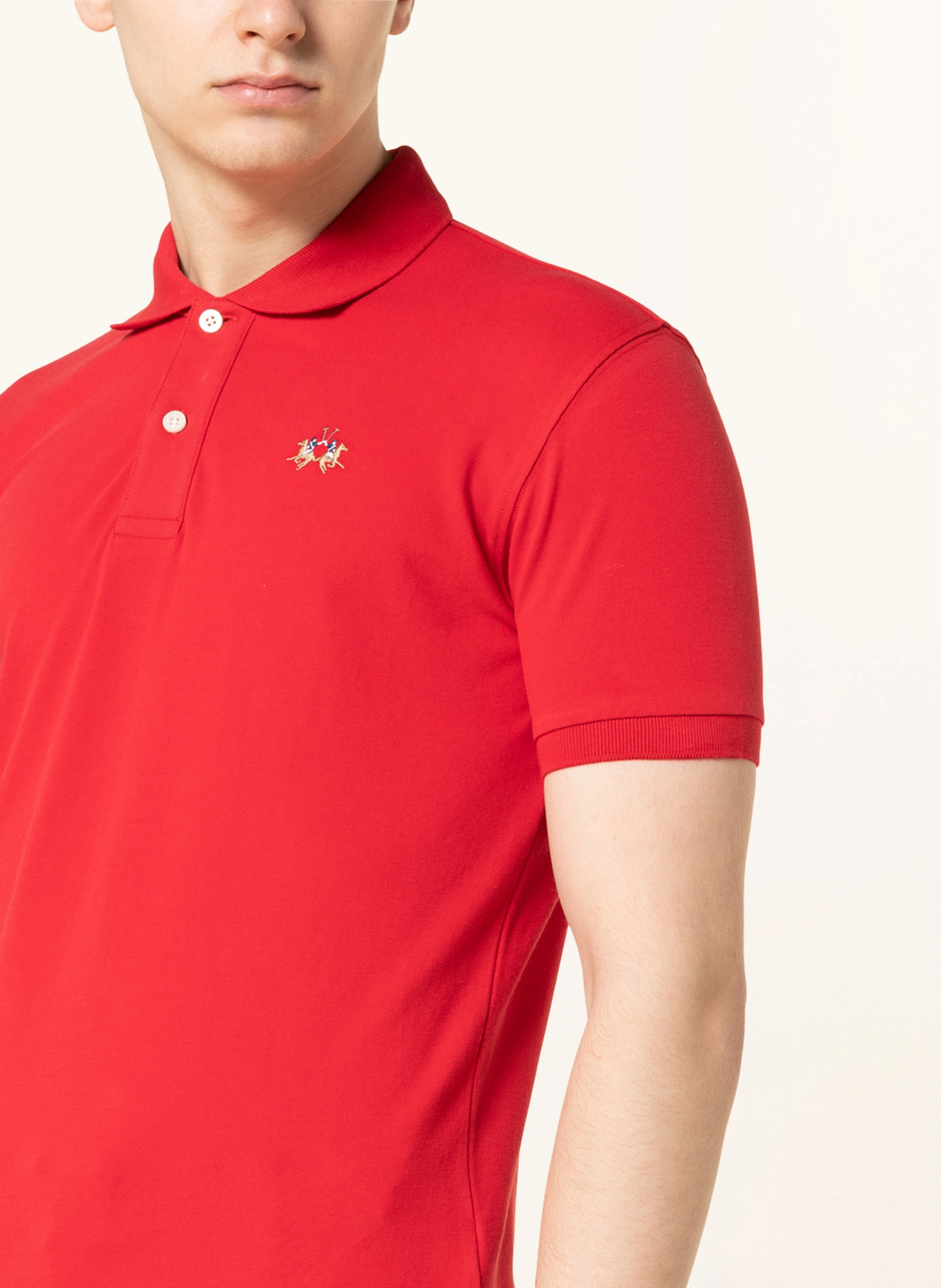 LA MARTINA Piqué-Poloshirt Slim Fit