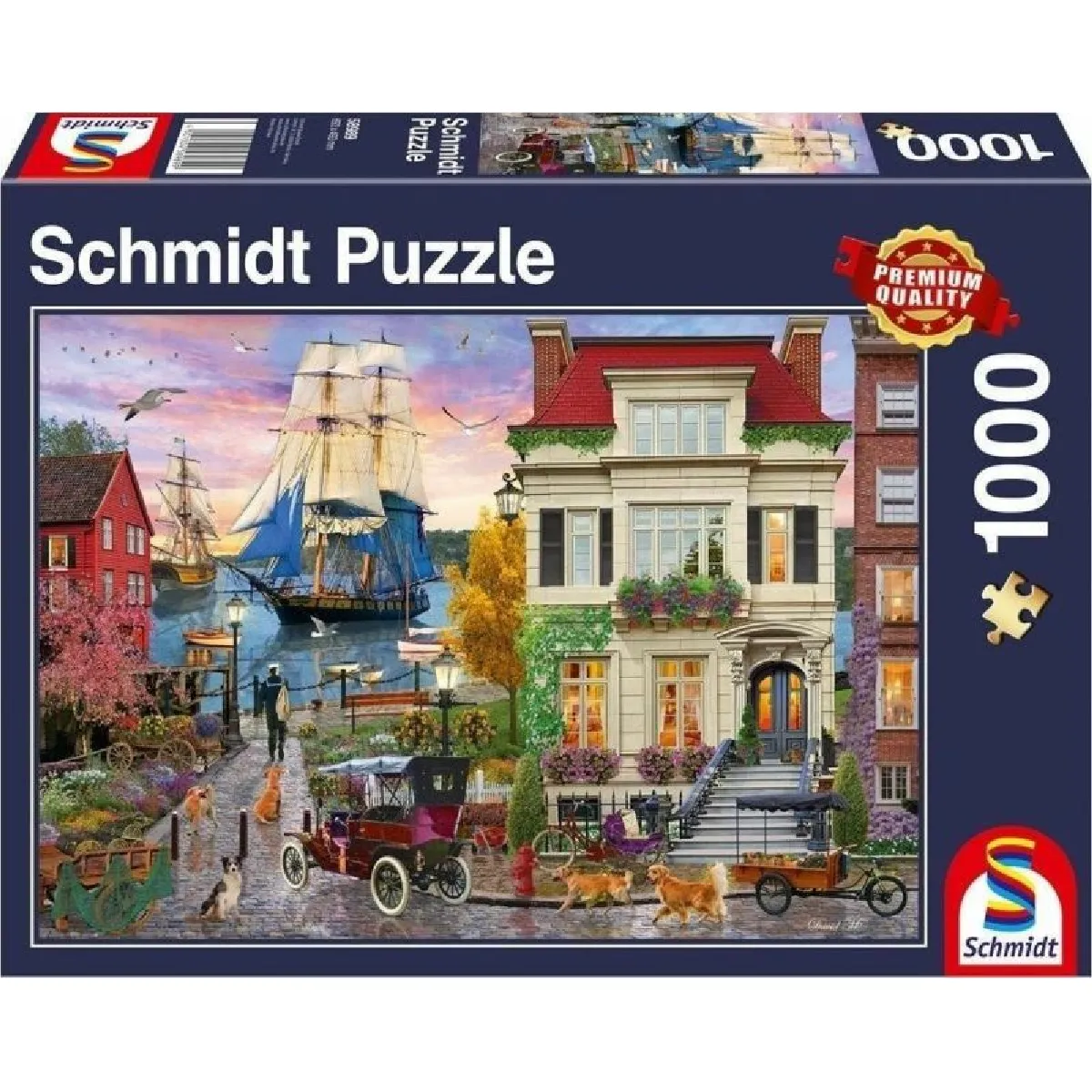 Schmidt Spiele Ship in The Harbor 58989