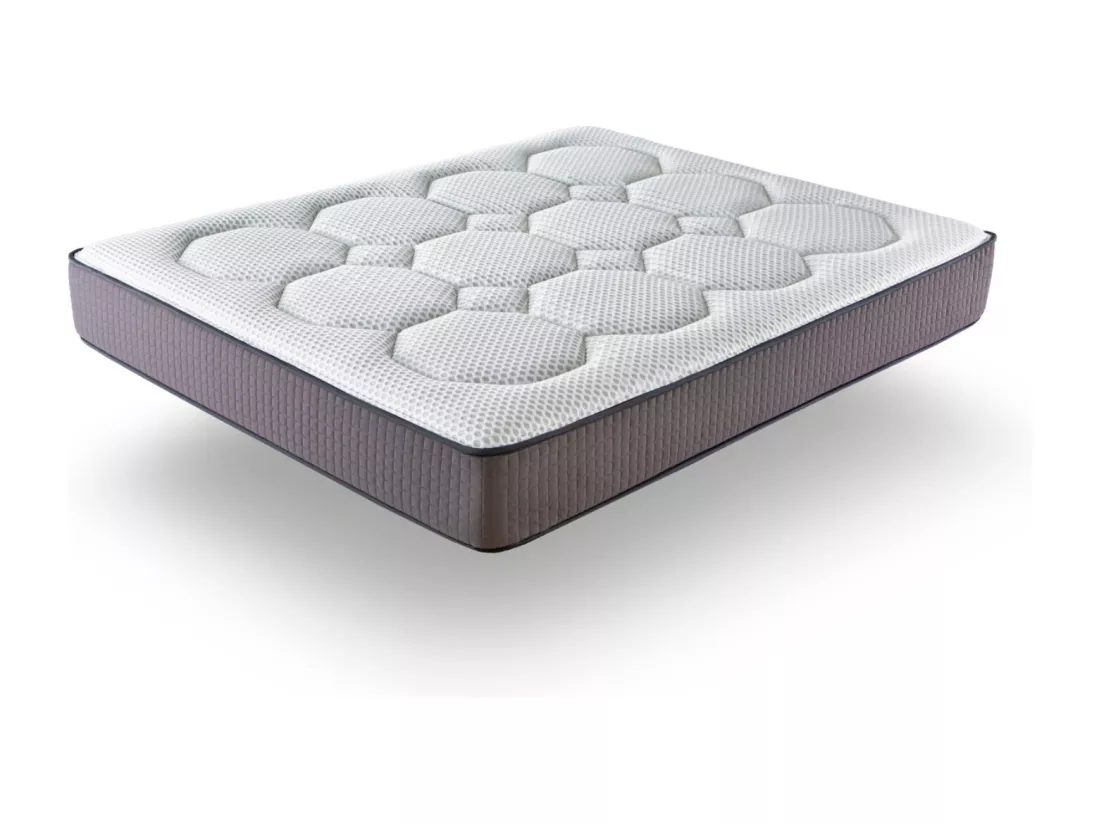 Matelas 180X200 HIDRA VISCO Épaisseur 22 CM - Mousse à mémoire de forme - Haute adaptabilité - Ferme et élégant -2 faces Eté/hiver