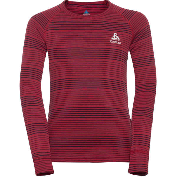 Ensemble thermique ODLO ACTIVE WARM ECO SET LONG KIDS DEEP CLARET - DARK SAPPHIRE
