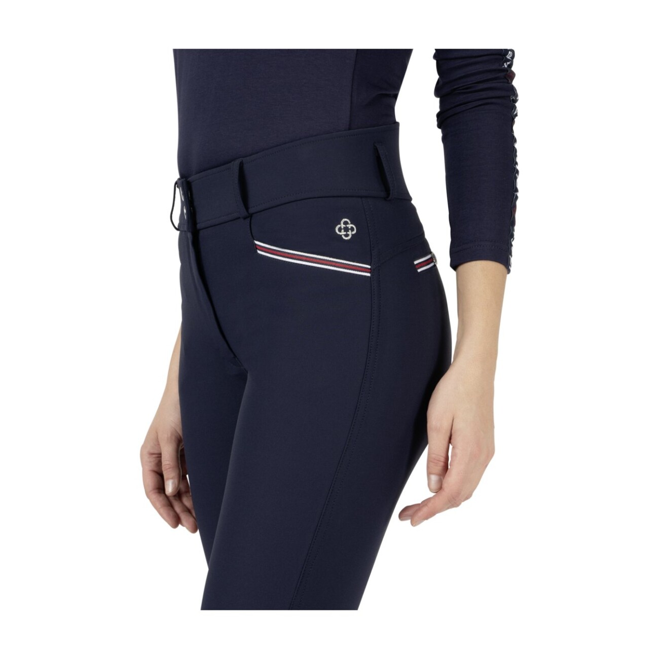 4Riders Reithose Lexington Comfort Full Grip navy 36 - EU