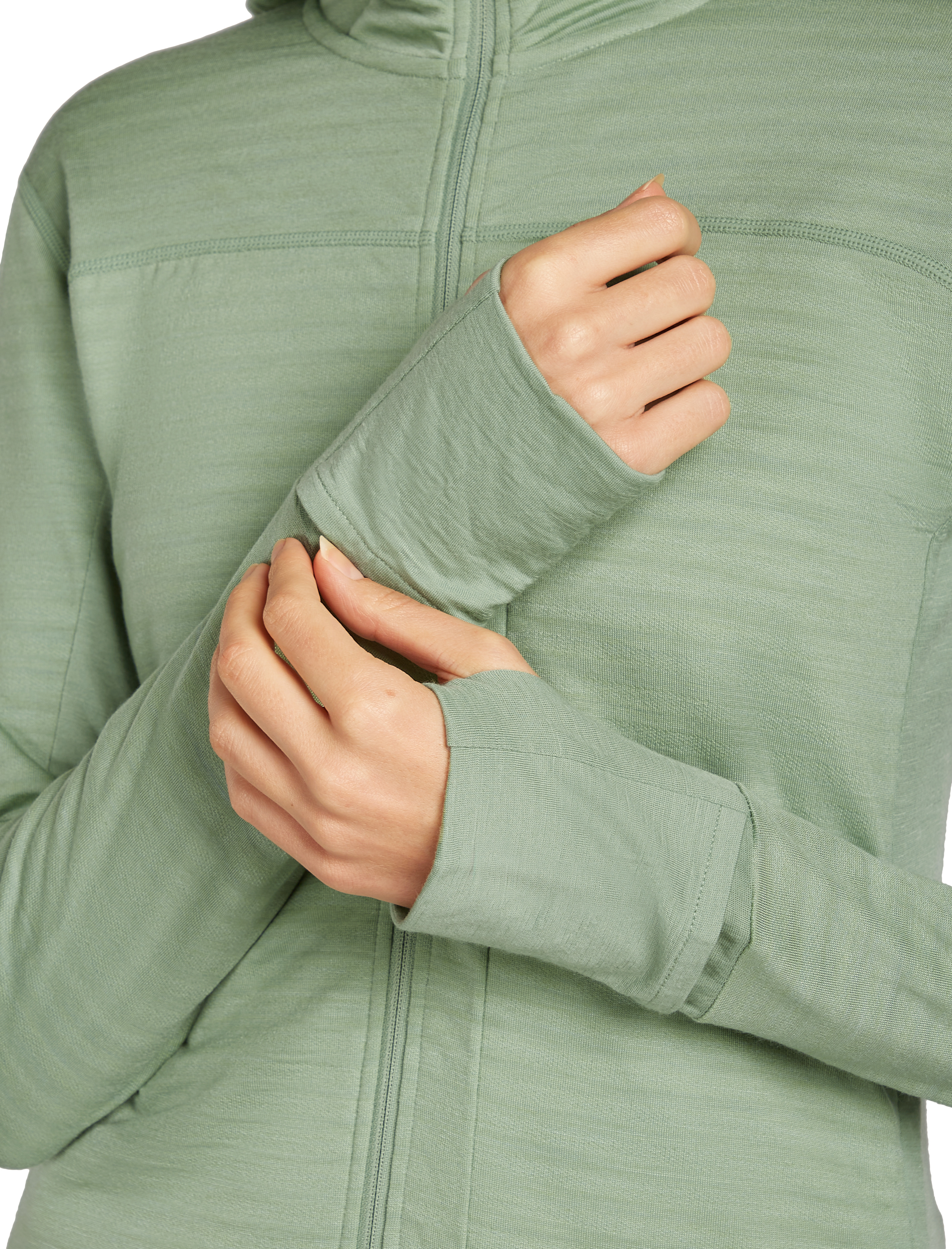 W Merino 300 RealFleece Descender LS Zip Hoodie