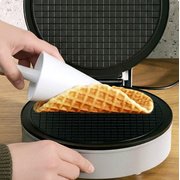 Gaufrier à cornets de glace HA 3833, argent