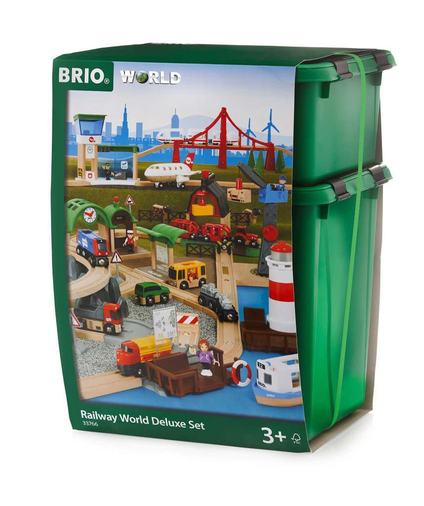 BRIO Spiel Großes Premium Set in Kunststoffboxen