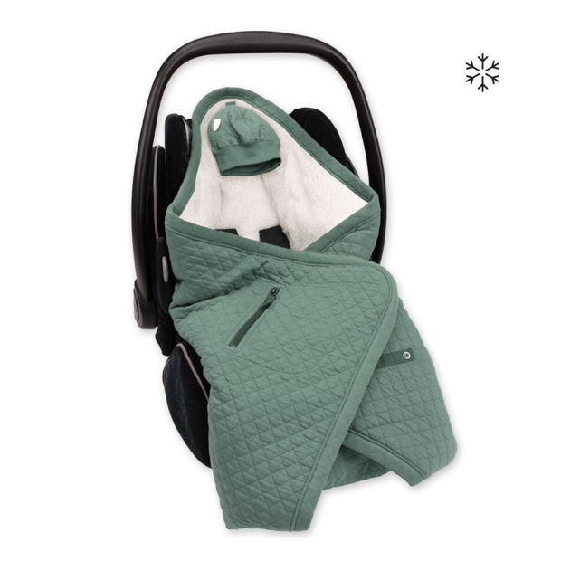 Nid d'ange Biside Hiver Rembourré Matelassé Vert - BEMINI