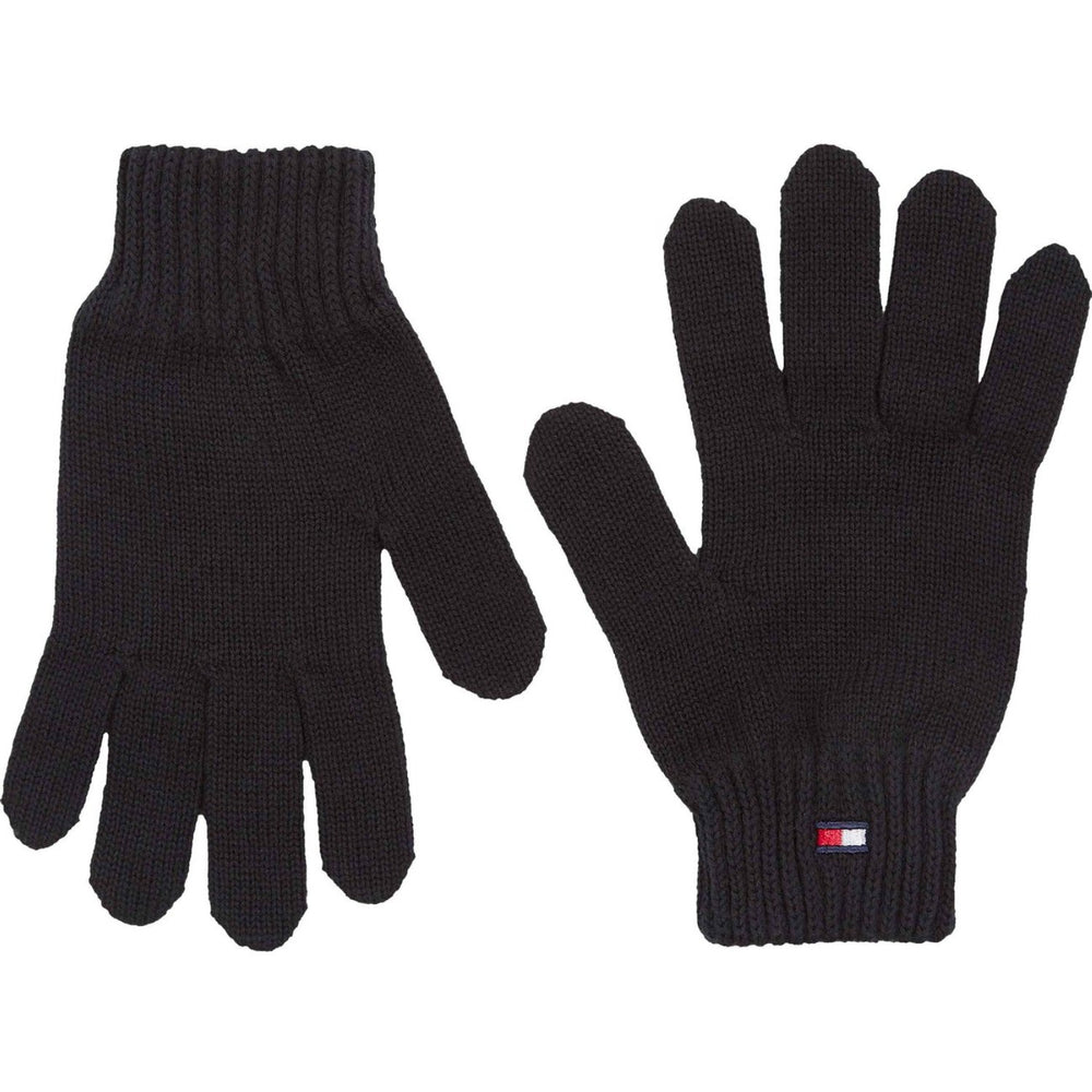 Køb Tommy Hilfiger Black Small Flag Handsker