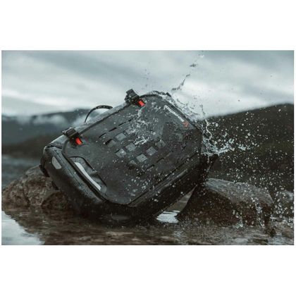 Sacoches cavalières SW-MOTECH SysBag WP L/L (27-40 litres x 2) complet avec support - Noir