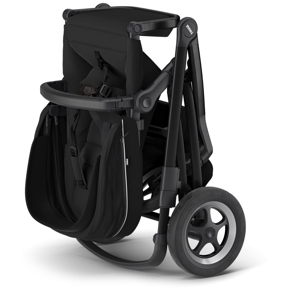 THULETHULE   SLEEK inkl. Bassinet midnight black/black