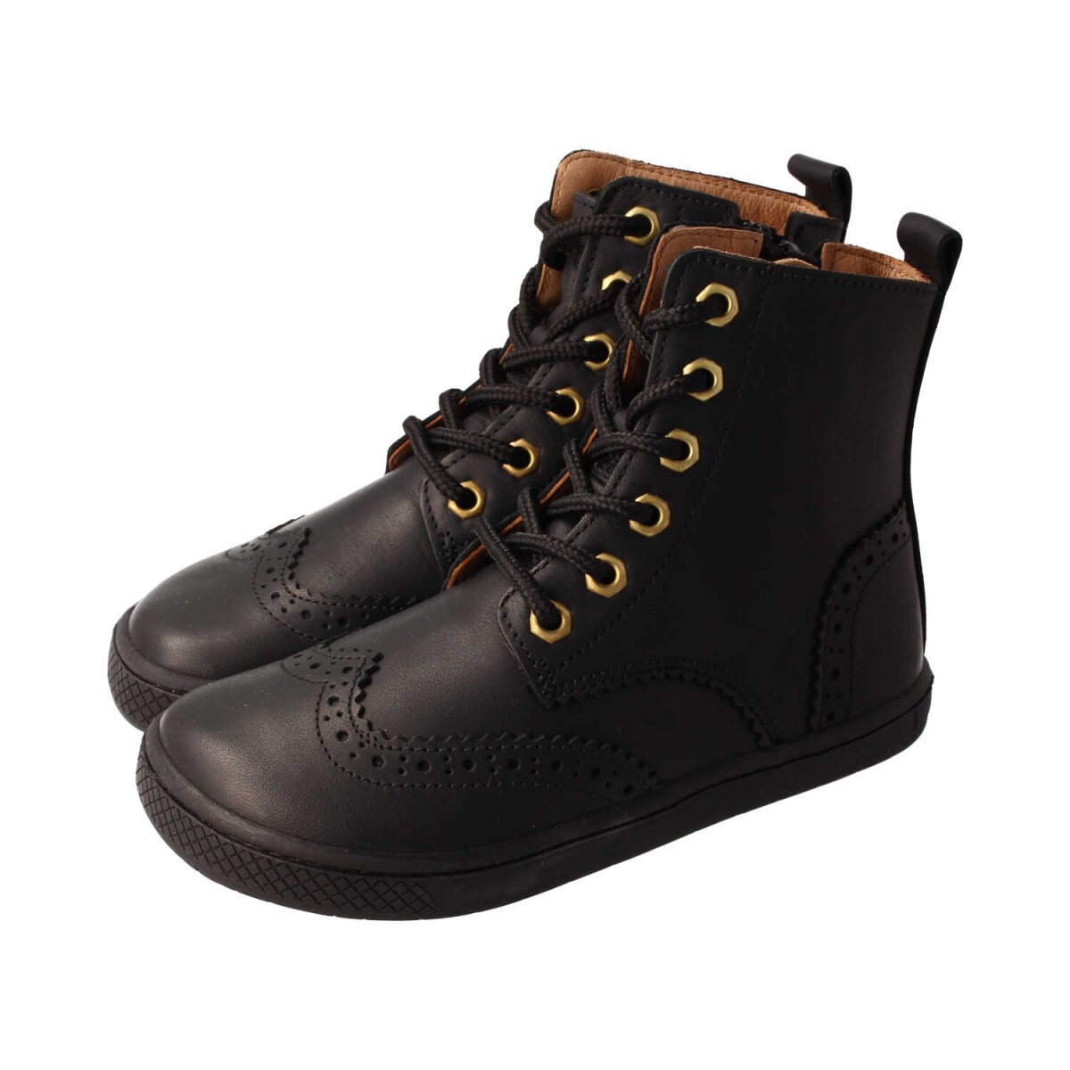 WL4210-0 black LET`S ROCK nappa leather laces Weite/W