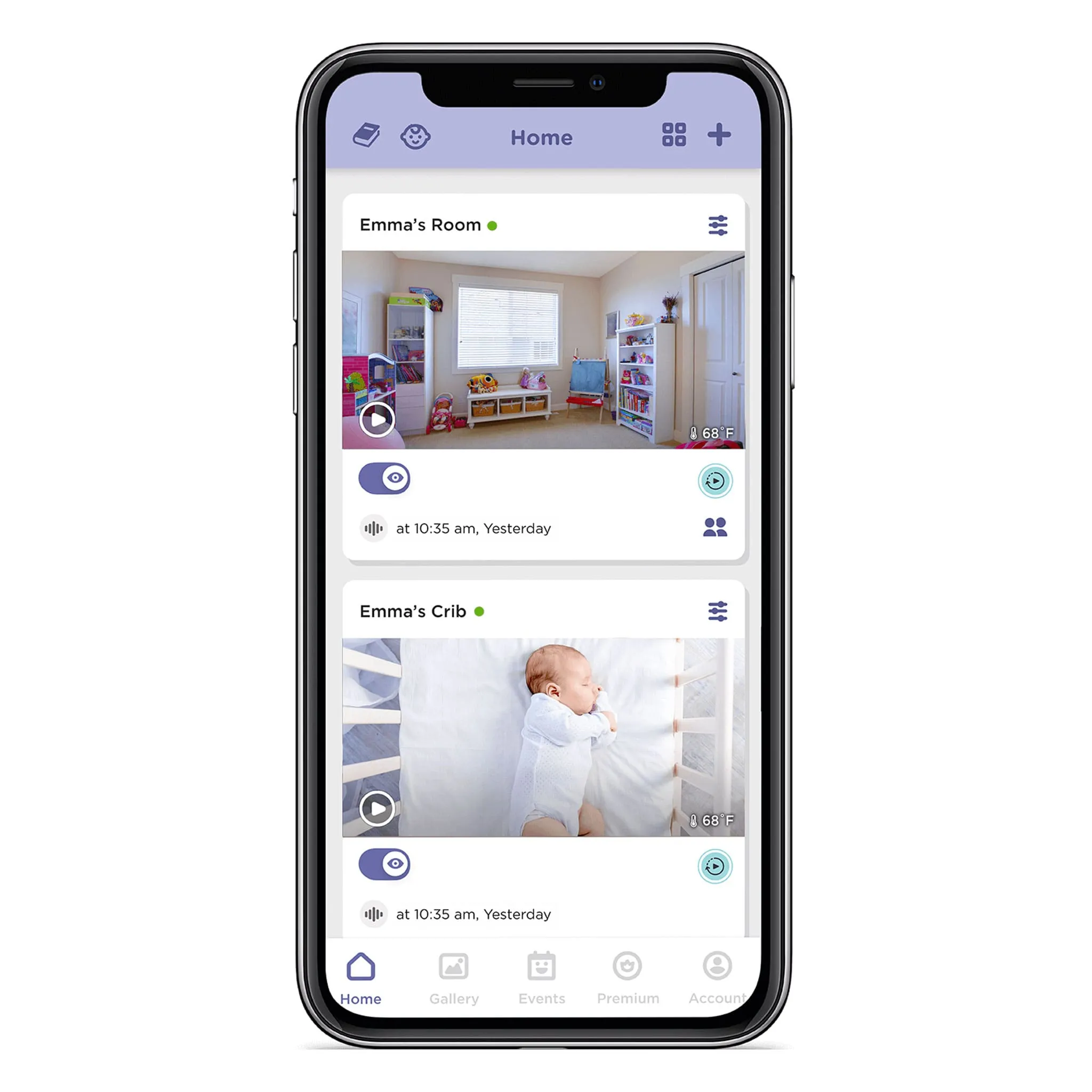 Hubble Connected Moniteur Wifi Nursery Pal Cloud - 2 Caméras